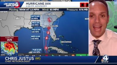 Latest timing and impacts from Hurricane Ian in South Carolina