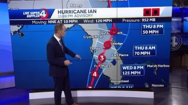 Cat 4 Ian landfall in Florida expected Wednesday, Carolina/Georgia impacts begin Friday