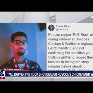 Rapper PnB Rock reportedly shot at Roscoe's Chicken and Waffles in Los Angeles | LiveNOW from FOX
