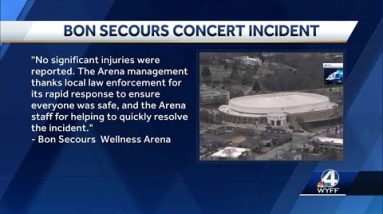 No evidence of a shots fired after concert in Greenville, police say