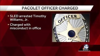 Pacolet police officer charged with misconduct in office