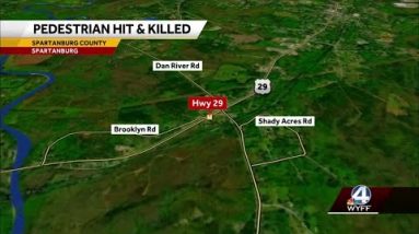 Pedestrian hit, killed in Spartanburg County