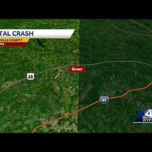 Person killed in crash in Greenville County, coroner says