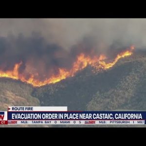 Firefighters battle flames & extreme heat near Castaic, CA | LiveNOW from FOX
