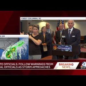 South Carolina governor gives update on Hurricane Ian preparations