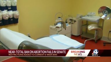 South Carolina senators reject a near-total abortion ban