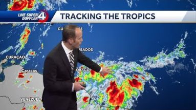 Temps on the rise; tracking the tropics