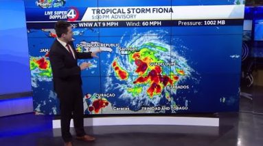 Tracking  Tropical Storm Fiona