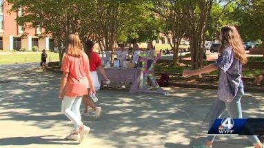 Sigma Kappa at Clemson University top fundraising team for Walk to End Alzheimer's in Anderson