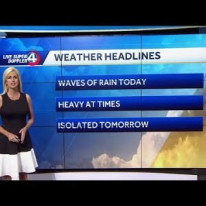 Videocast: Scattered flooding today