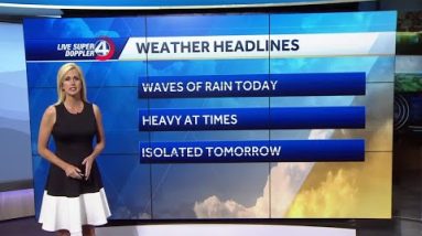 Videocast: Scattered flooding today