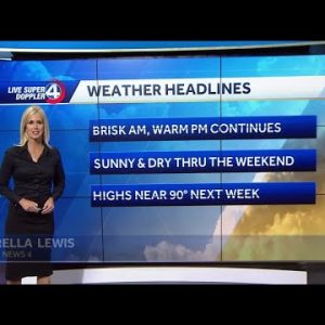 Videocast: Warmer This Weekend