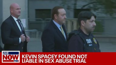Kevin Spacey exits court after being found not liable in sexual assault trial | LiveNOW from FOX