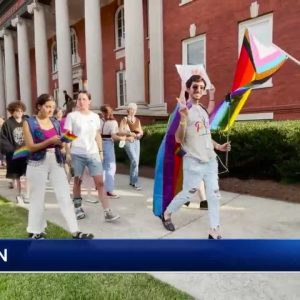 Clemson students call for changes to the code of conduct at second annual 'Take Back Pride March'