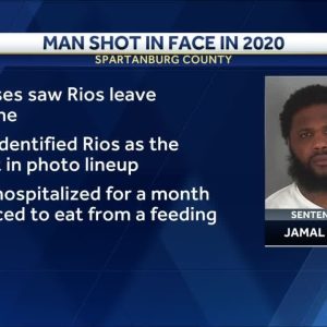 Hand gestures of man shot in face lead to arrest in shooting, officials say