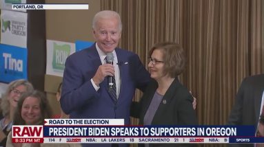 Biden hits campaign trail, pushing lower prescription drug costs in Portland, OR | LiveNOW from FOX