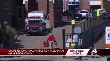 2 workers rescued after trench collapse at Upstate high school