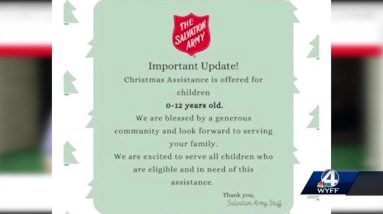 Salvation Army seeing hundreds of more children on Angel Tree this year