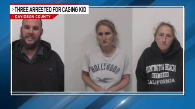 Child found locked in a dog cage, 3 arrested for child abuse