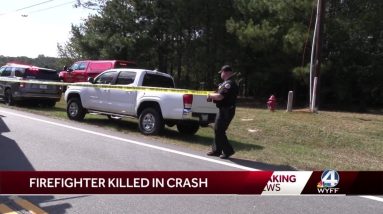 Coroner releases name of firefighter killed in Anderson County crash