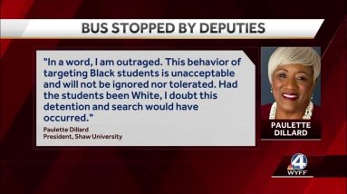 HBCU Shaw University president calls Spartanburg County traffic stop involving school bus 'unjust...