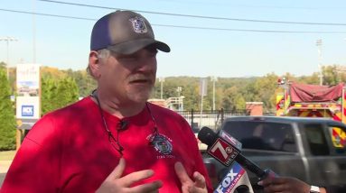 Fire chief describes rescue of two workers after trench collapse at school construction site