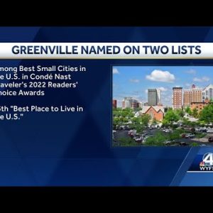 Greenville, South Carolina, makes two more lists about how great we are