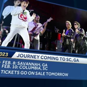 Journey coming to SC, GA