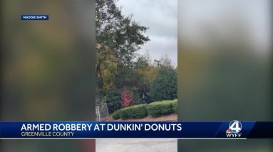 Man robs Dunkin Donuts shop in Greenville, deputies says