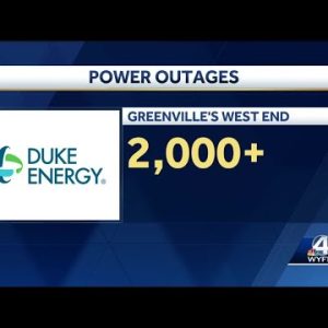 Power outage reported in Downtown Greenville