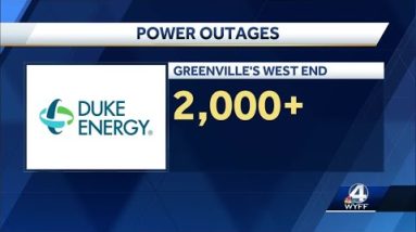 Power outage reported in Downtown Greenville