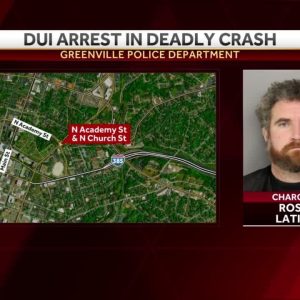 DUI charges filed in downtown Greenville crash that left man dead, report says