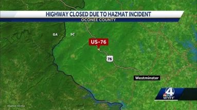 Part of Upstate highway shut down as crews respond to hazmat incident, officials say