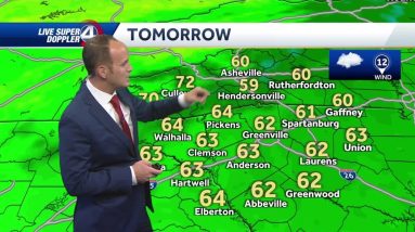 Timing for weekend rain