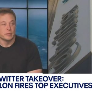Twitter takeover: Elon Musk fires top executives | LiveNOW from FOX