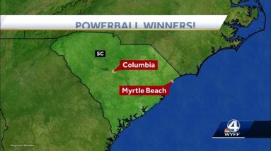 Two big winning Powerball tickets sold in South Carolina