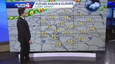 Videocast: Cloudy Sunday, Showers Monday