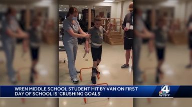Wren Middle School student continues recovery