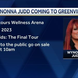 Wynonna Judd to perform Bon Secours Wellness Arena in Greenville