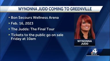 Wynonna Judd to perform Bon Secours Wellness Arena in Greenville