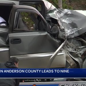 Anderson City bus involved in crash, at least 9 injured, officials say