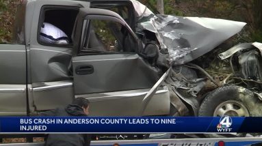 Anderson City bus involved in crash, at least 9 injured, officials say