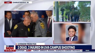 UVA shooting suspect in custody; Officials learn of arrest during update | LiveNOW from FOX