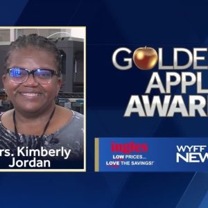 Golden Apple Award Winner: Mrs. Kimberly Jordan