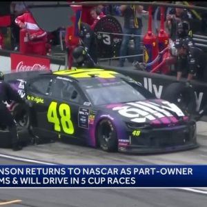 Jimmie Johnson returns to NASCAR as part-owner, driver