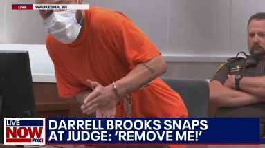 Darrell Brooks removed after exploding at judge over shock device | LiveNOW from FOX