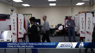 MAGA, BLM items now allowed at Greenville County polling places, officials say