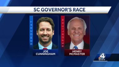 McMaster, Cunningham face off in South Carolina governor's race