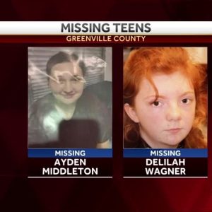Missing Greenville County teenagers