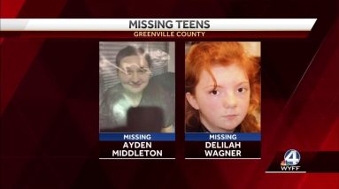 Missing Greenville County teenagers